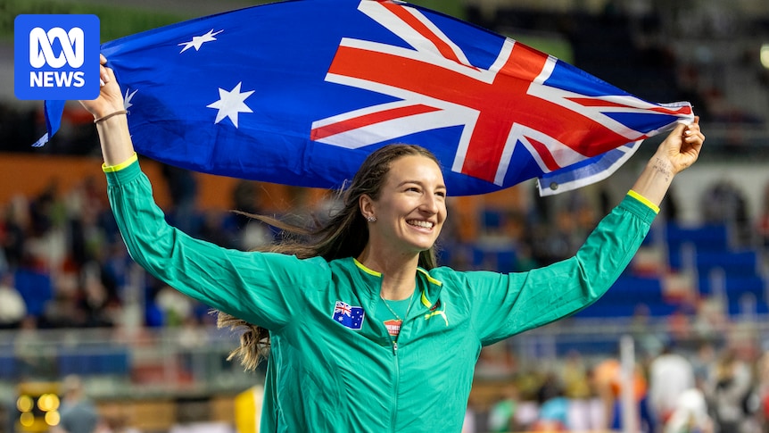 Australia's Nicola Olyslagers wins silver at World Athletics Indoor Championships in Poland