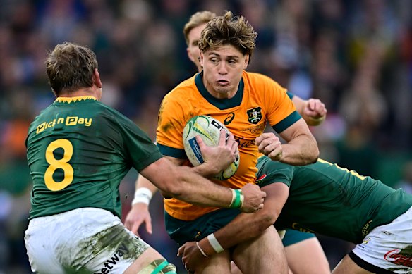 James O’Connor in action for the Wallabies against South Africa in Cape Town last year.