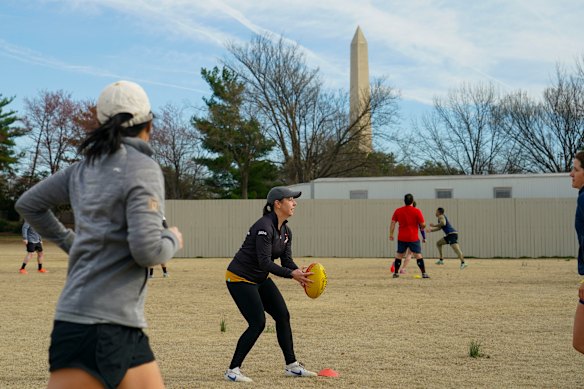 Stephanie Hower is coaching the DC Eagles women’s team for the first time this year.