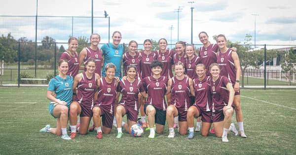 Remaining Iranian football players train with A-League team