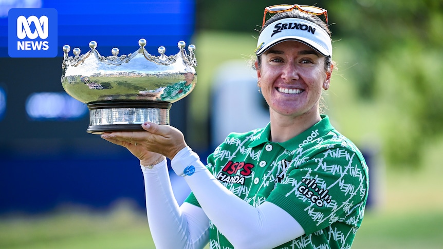 Hannah Green wins Women's Australia Open by one shot in Adelaide