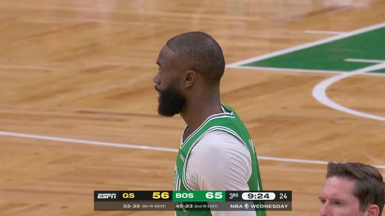 Brown scores 32, Tatum adds double-double as Celtics top Warriors 120-99