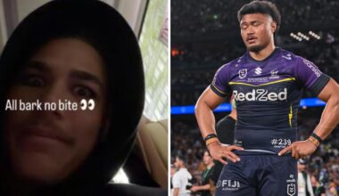 Reece Walsh vs Stefano Utoikamanu on Broncos mocking him, ballsy sledge of Broncos players, Grand Final rematch, Melbourne Storm vs Broncos, Round 3