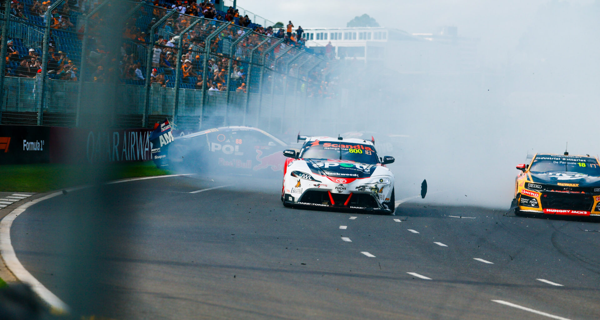 Reynolds, Brown take aim at rivals after Melbourne chaos - Supercars