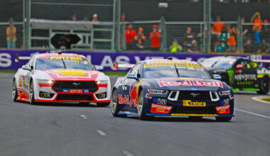 Feeney surges past carnage, denies Kostecki in wild AGP sprint - Supercars