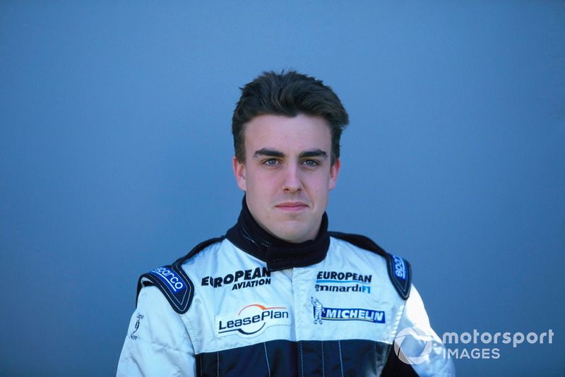 A fresh-faced Alonso ahead of his F1 debut at the 2001 Australian GP