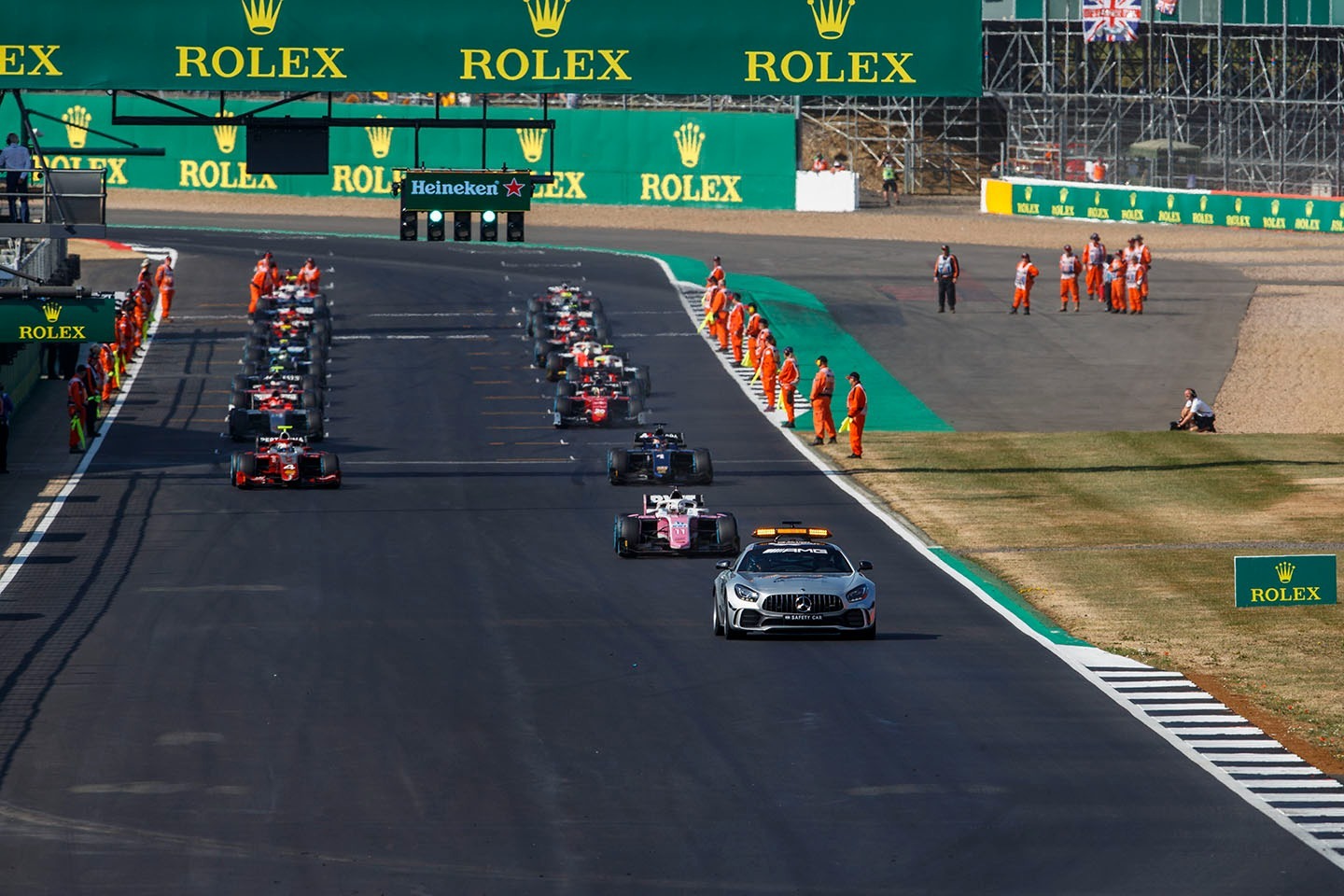 Rolling starts were held at the Red Bull Ring and Silverstone as a temporary measure