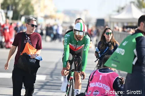Filippo Ganna won the stage 1 time trial of Tirreno-Adriatico 2026
