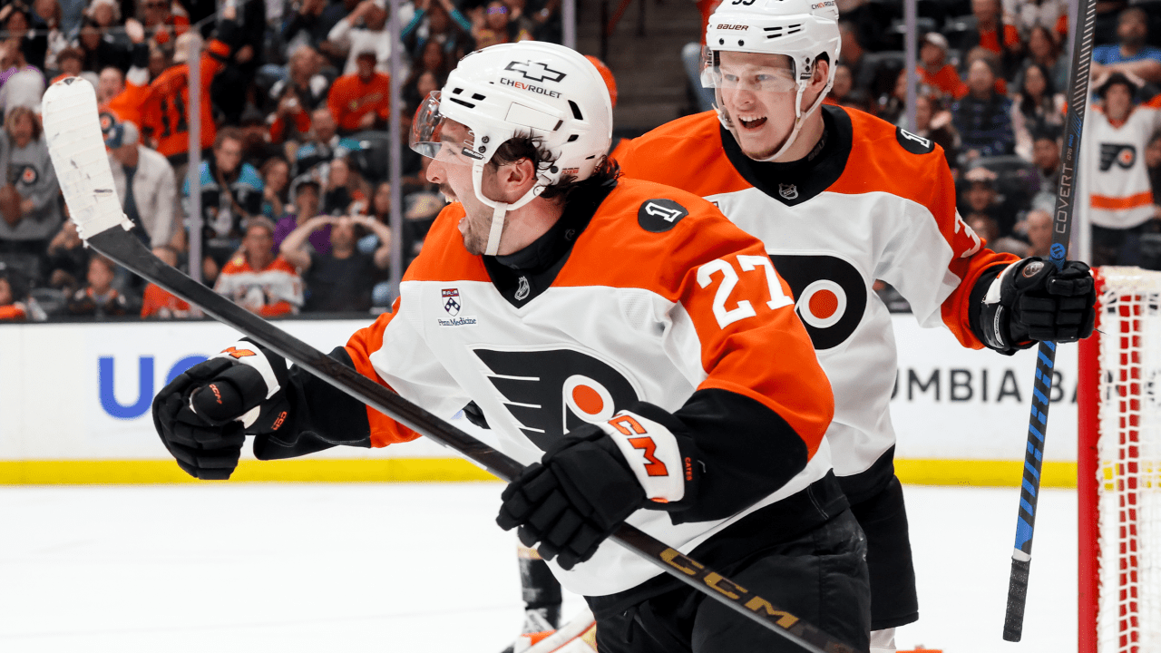Cates scores in OT, Flyers recover to edge Ducks