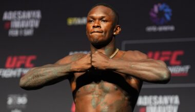 UFC Seattle weigh-in video: Adesanya vs. Pyfer