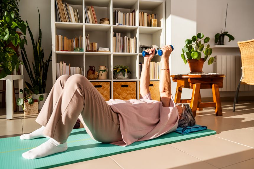 Building and maintaining muscular strength can help people to more easily navigate daily life.