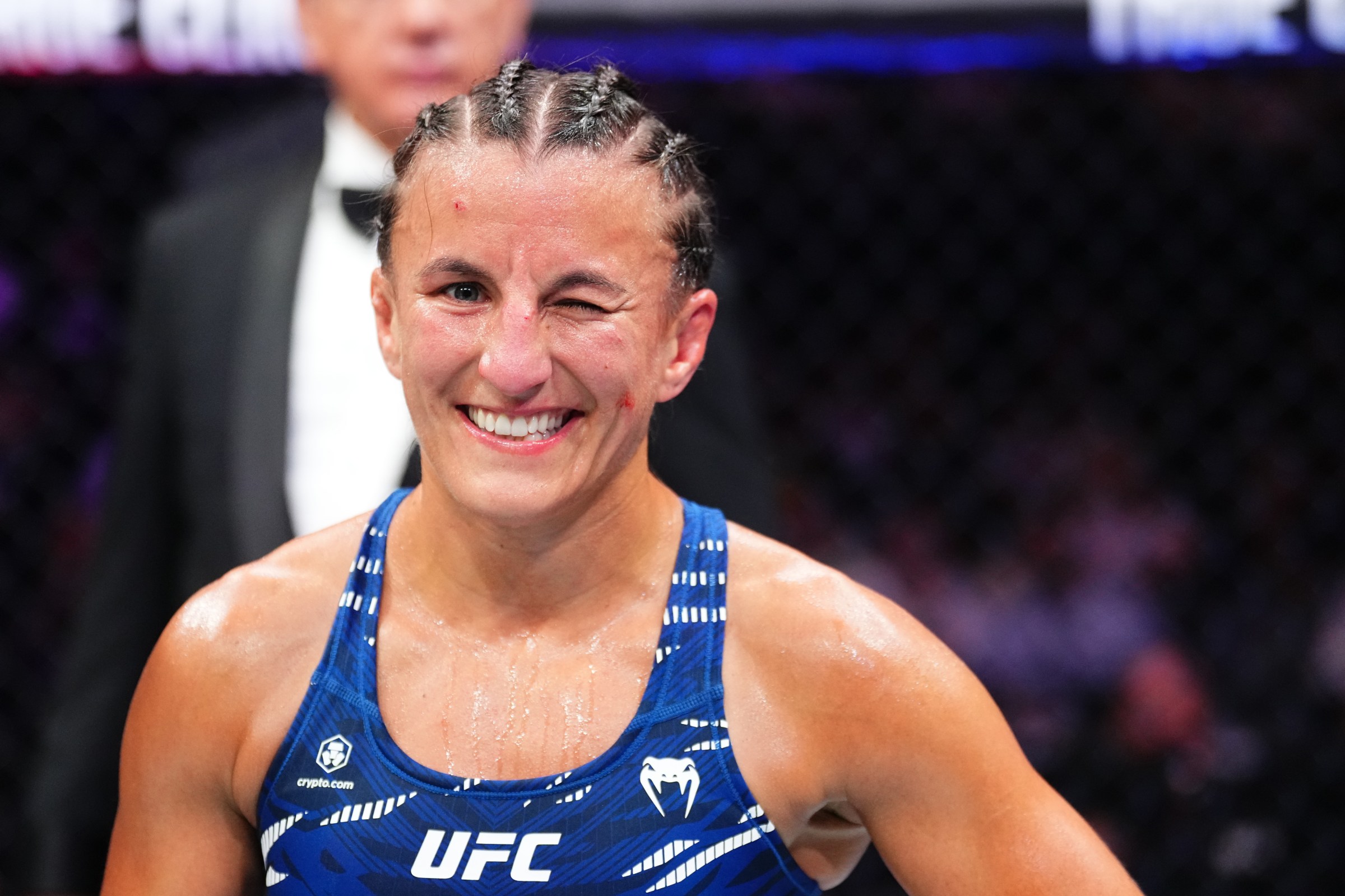 Sam-Page makes an appearance at UFC Vegas 114.