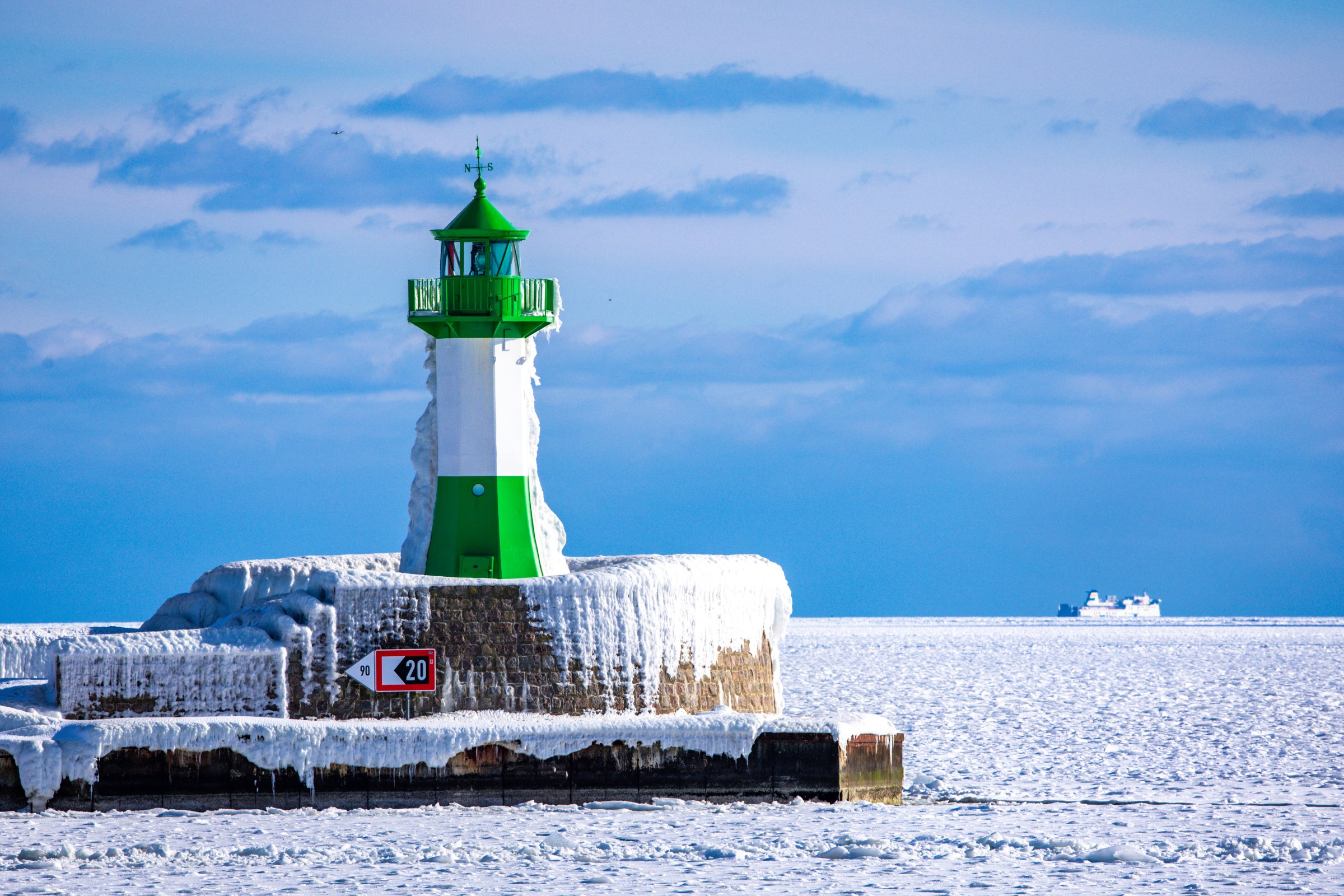 Winter in northern Germany