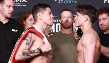 UFC Mexico live blog: Brandon Moreno vs. Lone’er Kavanagh