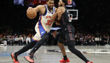 Knicks edge Nets 93-92 for their 14th straight victory in the New York rivalry