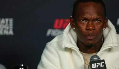 Adesanya expects Joe Pyfer to wrestle early at UFC Seattle