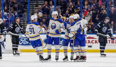 Sabres turned Saturday's matchup with Lightning into laugher