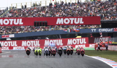 Start, 2025 Dutch MotoGP at Assen.