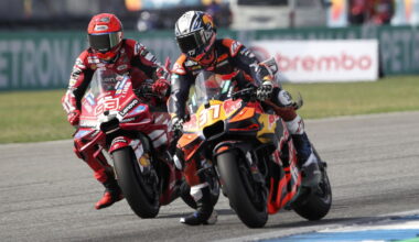 Marc Marquez, Pedro Acosta, 2026 Thai MotoGP Sprint race.