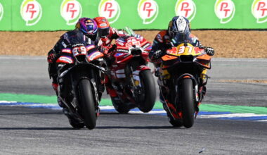 Jorge Martin, Pedro Acosta, Marc Marquez, 2026 Thai MotoGP.