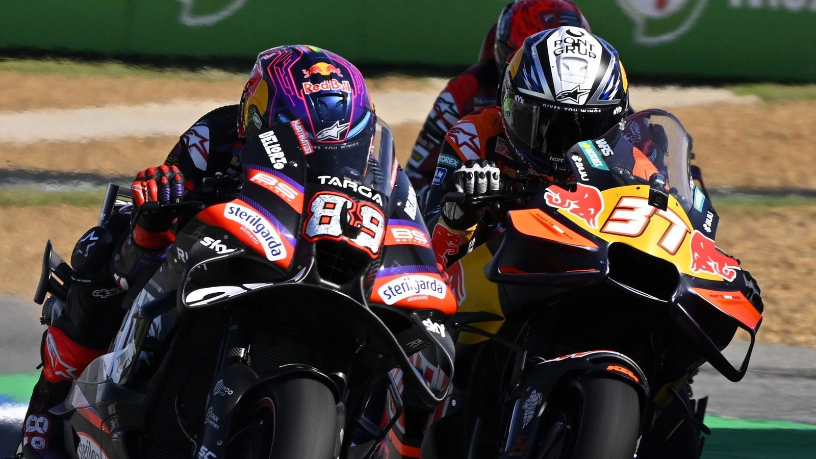 Jorge Martin, Pedro Acosta, Marc Marquez, 2026 Thai MotoGP.