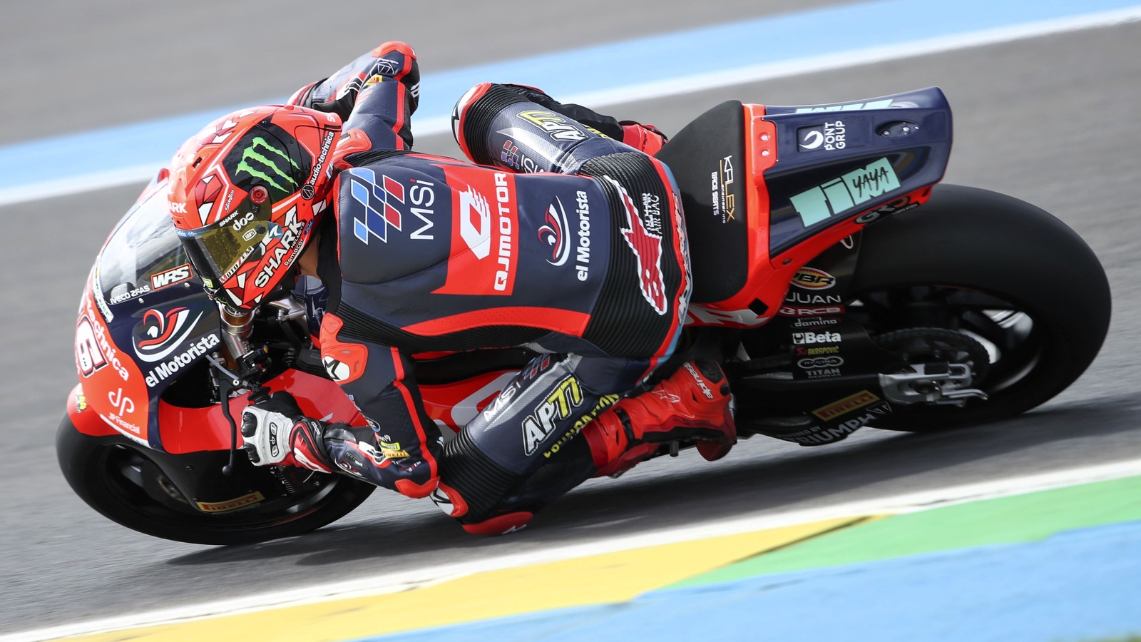 Angel Piqueras, 2026 Brazilian Moto2 Grand Prix.