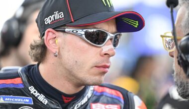 Marco Bezzecchi, 2026 MotoGP Brazilian Grand Prix, grid. Credit: Gold and Goose.