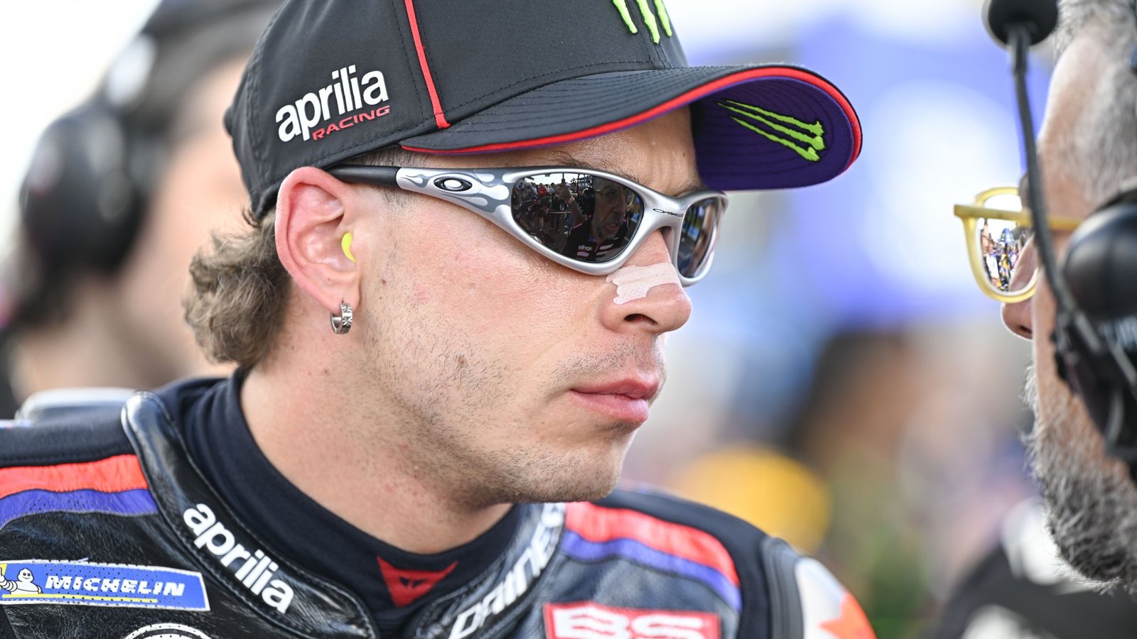 Marco Bezzecchi, 2026 MotoGP Brazilian Grand Prix, grid. Credit: Gold and Goose.