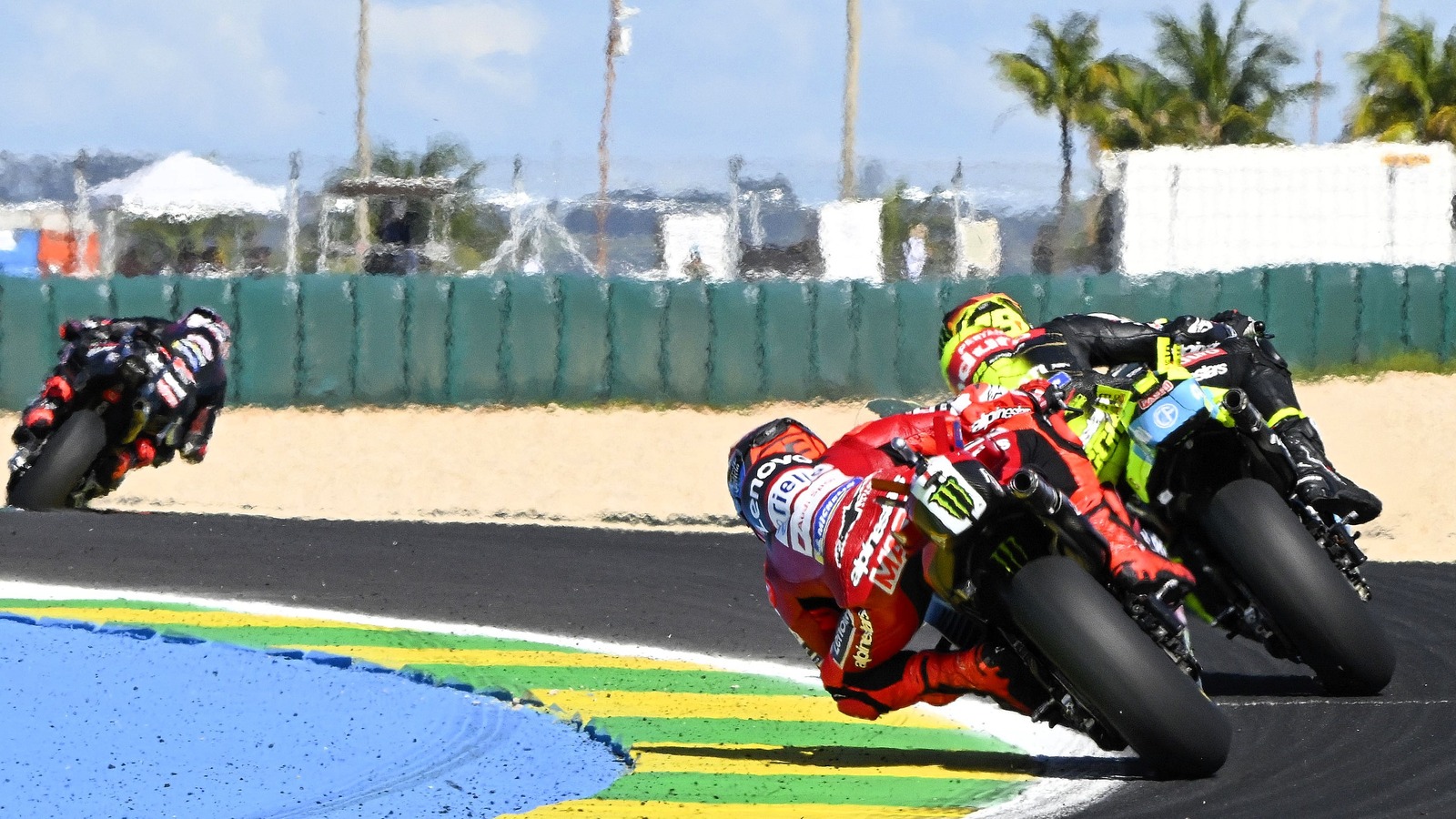 Martin, di Giannantonio, Marc Marquez, 2026 Brazilian MotoGP.