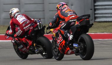 Marc Marquez, Enea Bastianini, 2026 US MotoGP.