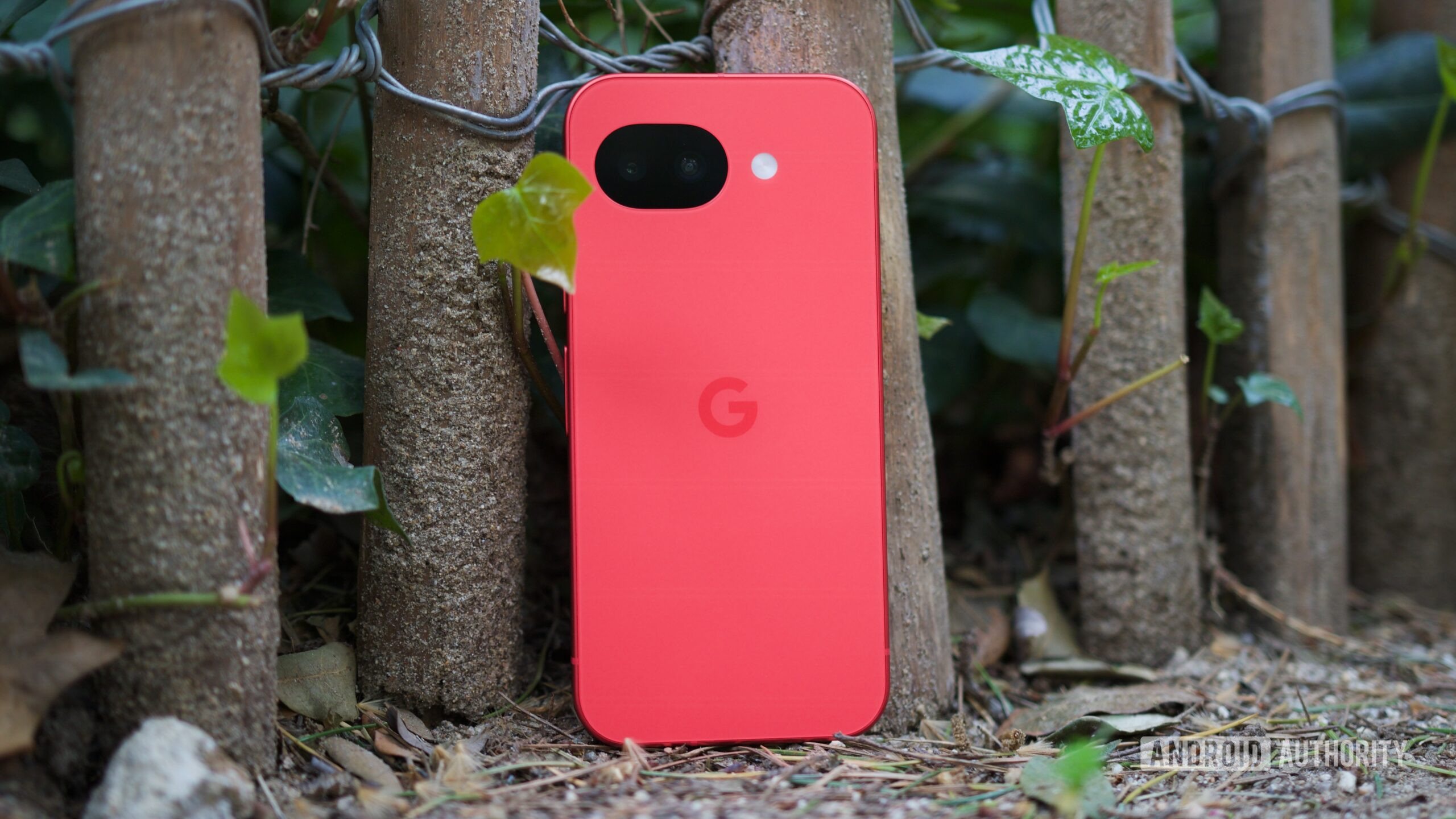The Google Pixel 10a in its Berry color.