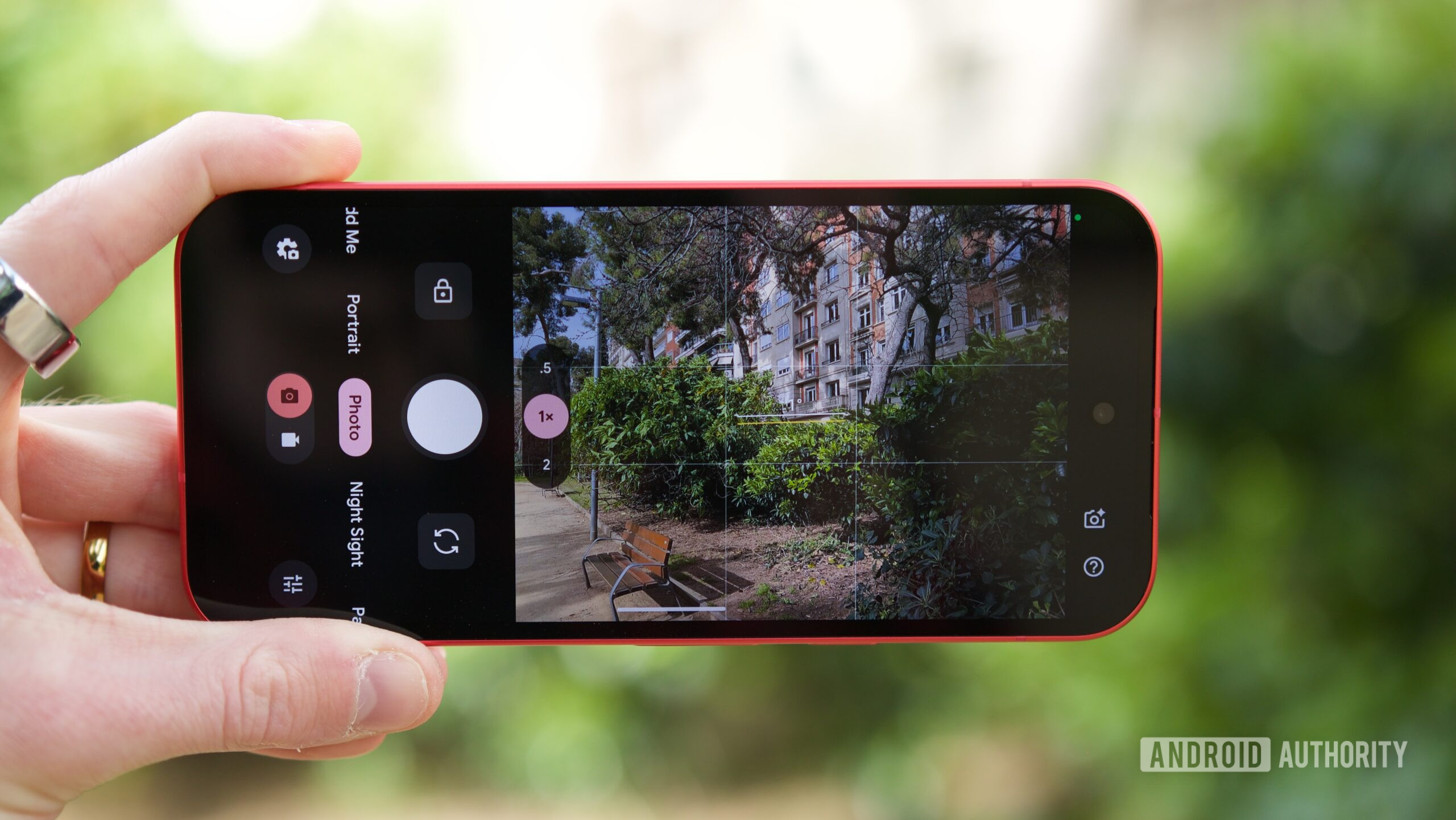 Camera app on the Google Pixel 10a.