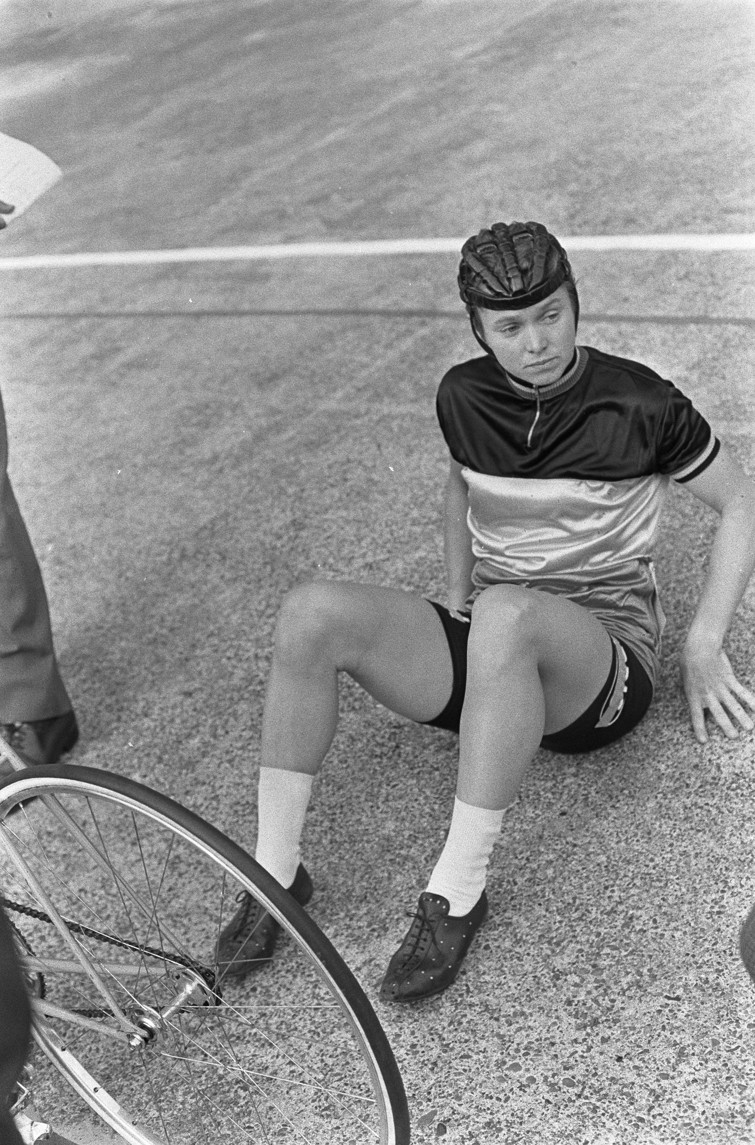 World Cycling Championships. Yvonne Reynders (Belgium), August 23, 1967, track cycling, sports, The Netherlands, 20th century press agency photo, news to remember, documentary, historic photography 1945-1990, visual stories, human history of the Twentieth Century, capturing moments in time. (Photo by: Sepia Times/Universal Images Group via Getty Images)