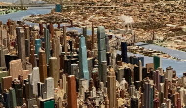handmade miniature model of new york debuts in the city