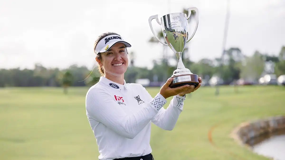 Hannah Green completes historic hat-trick – Australian Golf Digest