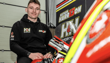 Nathan Harrison on 2026 H&H Motorcycles Honda. Credit: Isle of Man TT.