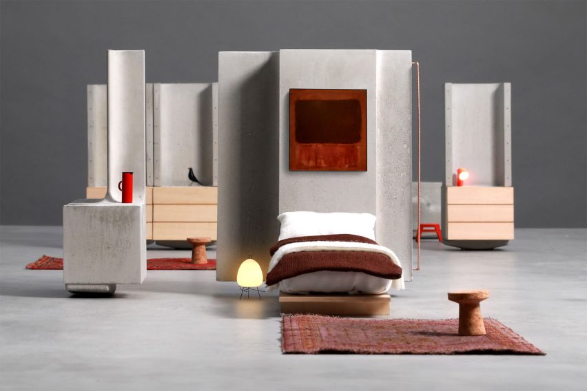 Heirloom House concrete furniture