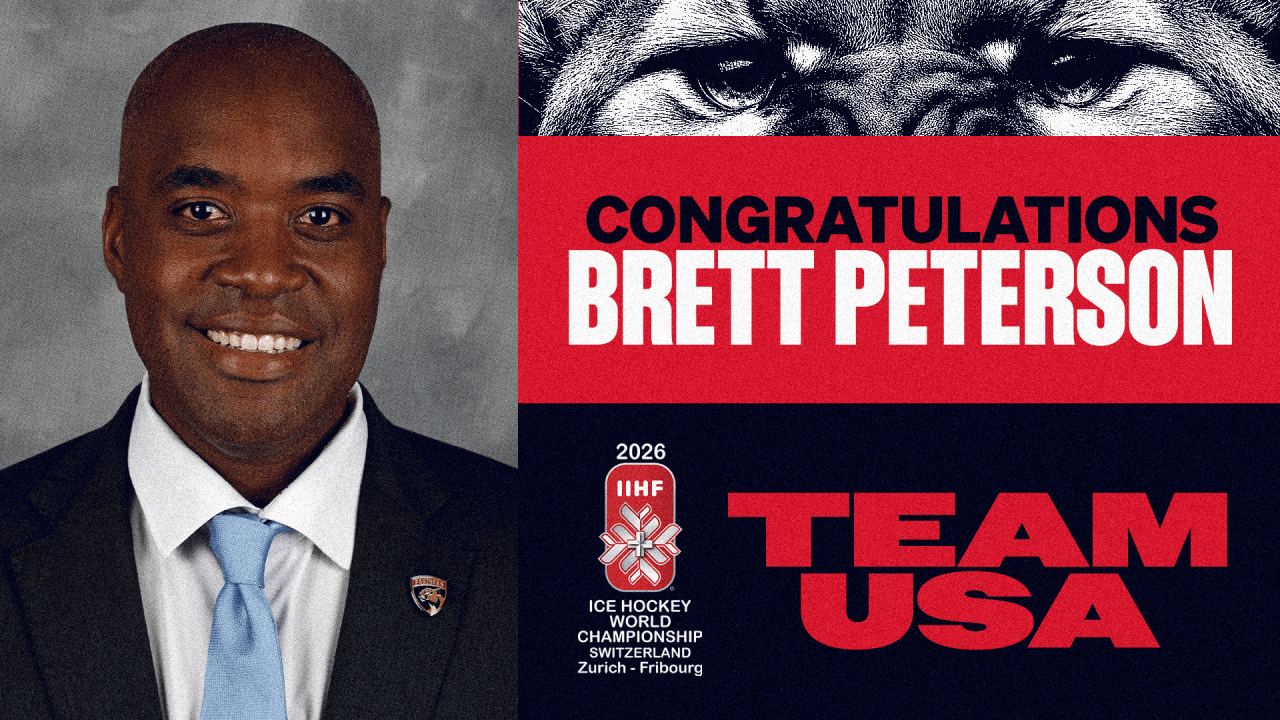 Florida Panthers Assistant General Manager Brett Peterson Named General Manager of USA at 2026 IIHF World Championship