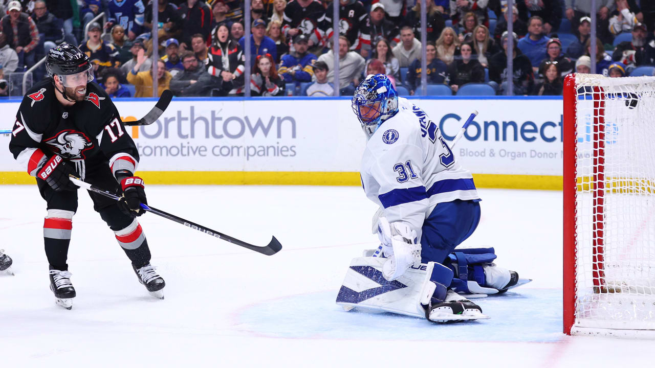 NHL EDGE stats behind Sabres-Lightning 8-7 thriller