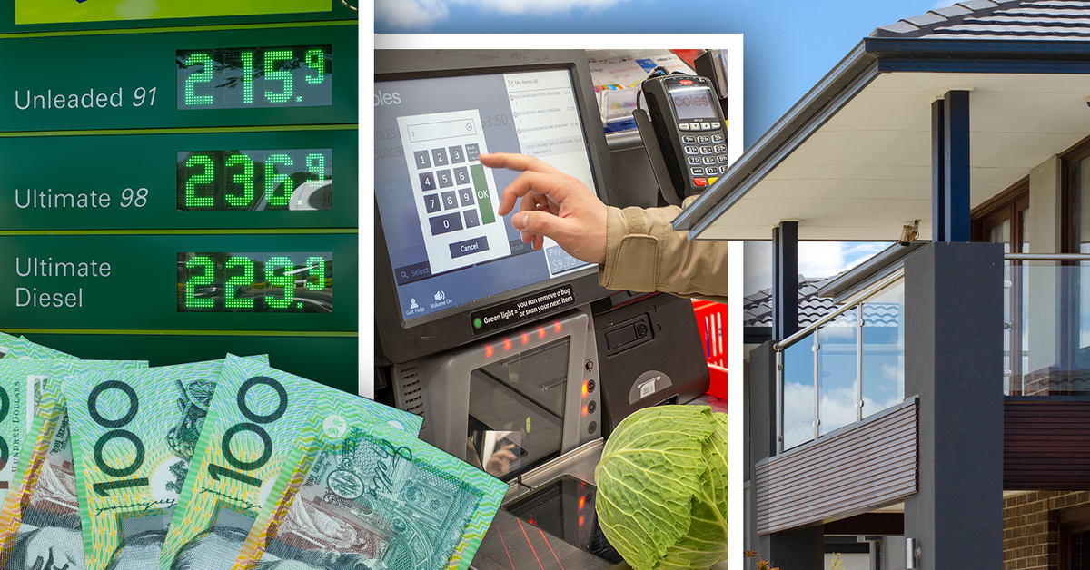 Interest rate and fuel hikes leave average Australian household almost $75 a week worse off