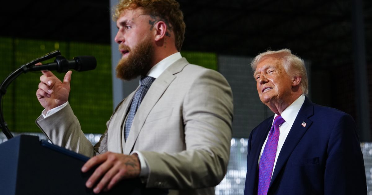Donald Trump endorses Jake Paul, praises boxer's 'beautiful' fiancee in surprise speech