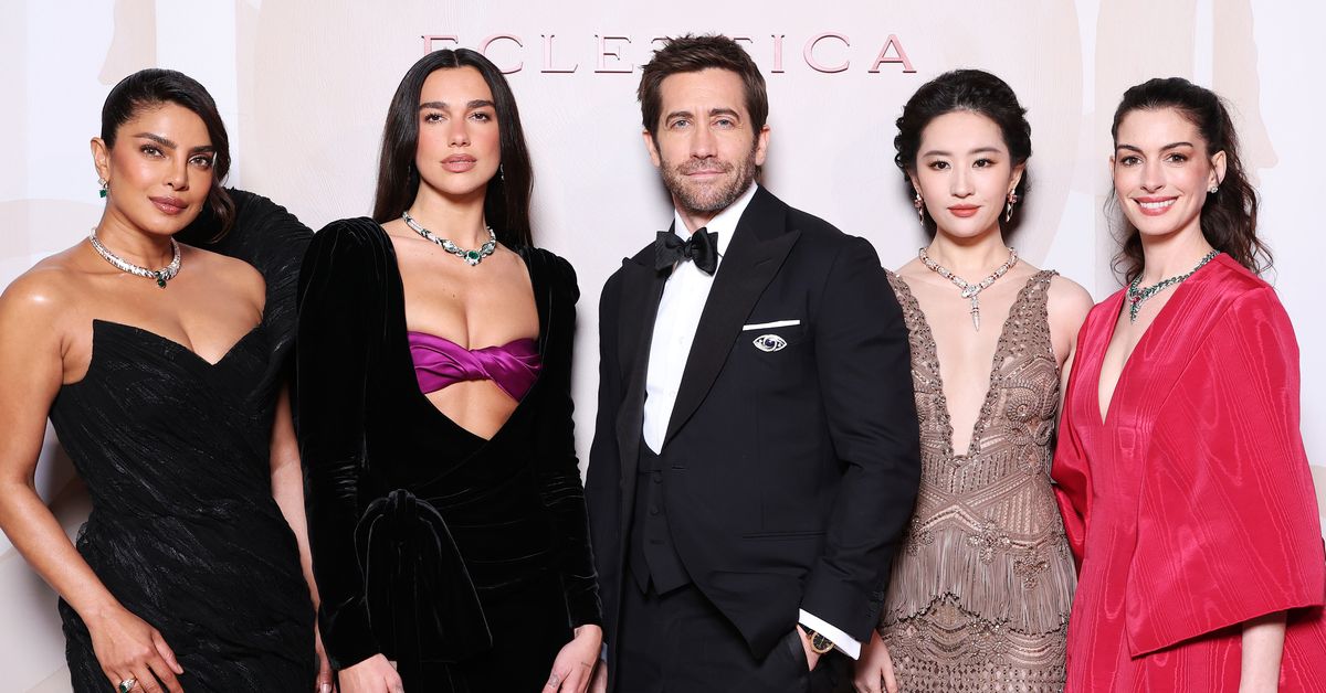 Bvlgari event italy: Dua Lipa turns heads in a black velvet gown and thousands of dollars worth of jewels as she leads star arrivals at BVLGARI Italy event