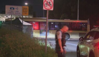 Two teens on motorbike killed in crash with bus in Bossley Park