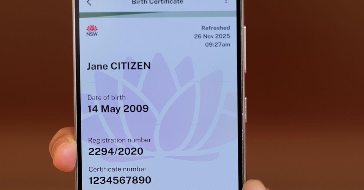 Digital birth certificates now available but only for young people