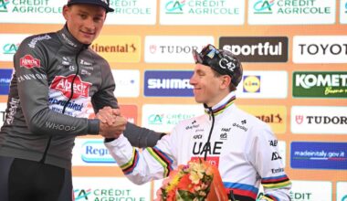 “That actually makes it a little scary”; Tadej Pogacar on the key moment in Milan–Sanremo