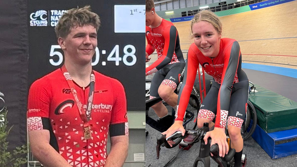 Southland twins selected for Junior World Track Cycling Championships
