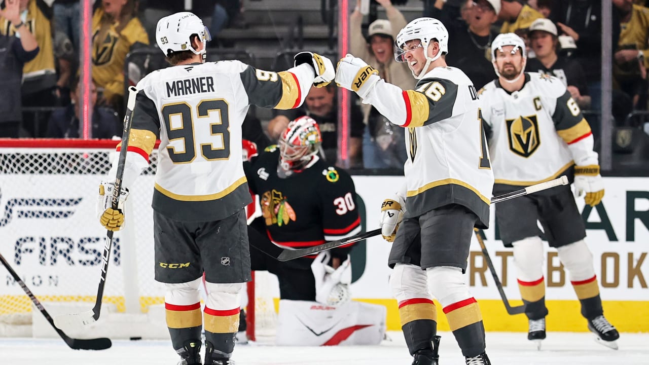 Dorofeyev gets 2 goals, assist again, Golden Knights shut out Blackhawks