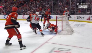 PHI@ANA: Dostal with a great save against Garnet Hathaway