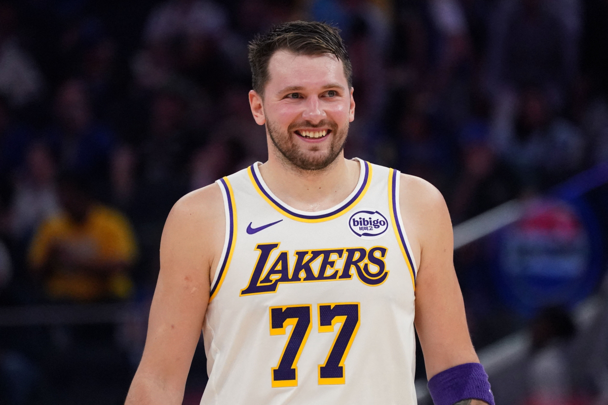 Luka Doncic happy to see Novak Djokovic in Lakers game: 'He's the GOAT'