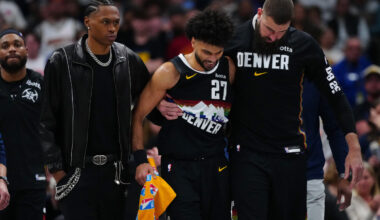 Latest Jamal Murray ankle injury update: Jokic, coach comment on exit vs. Knicks